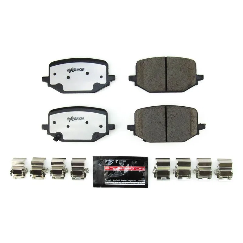 Z36-2231 – POWERSTOP Brake Pad, FMSI Number D2231 Carbon-Fiber Ceramic Brake Pads Set Of 4 With Premium Stainless Ste...